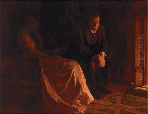 The Confession Oil Painting by John Maler Collier