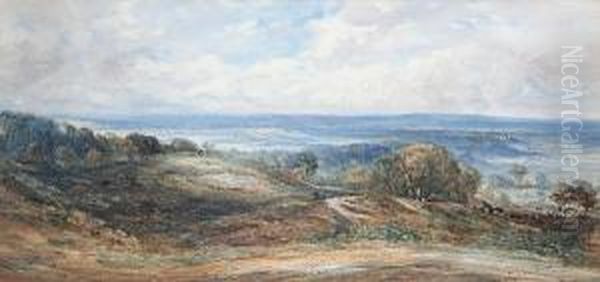 Extensive Landscape Oil Painting by Thomas Collier