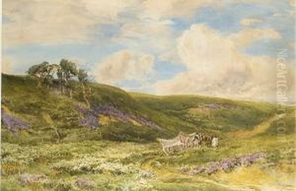 A Surrey Common Oil Painting by Thomas Collier