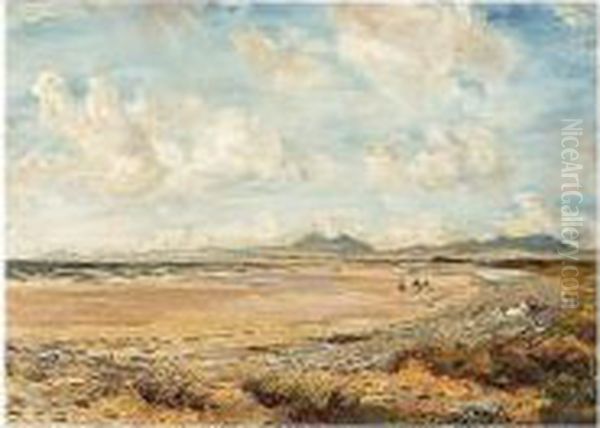 Barmouth Sands Oil Painting by Thomas Collier