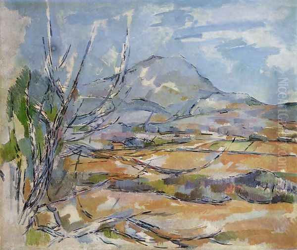 Mountain Saint-Victoire Oil Painting by Paul Cezanne