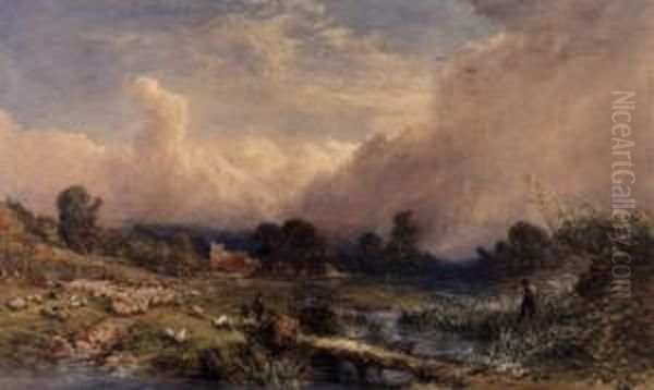 Rural Idyll Oil Painting by William Collingwood Smith