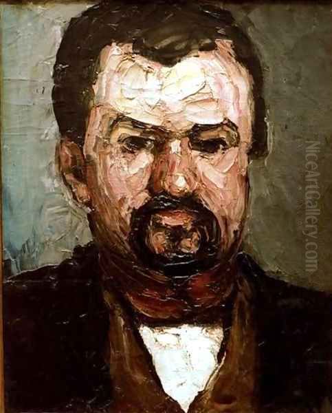 Uncle Dominic Oil Painting by Paul Cezanne