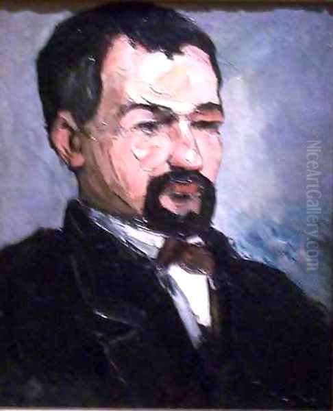 Portrait of Uncle Dominque Oil Painting by Paul Cezanne