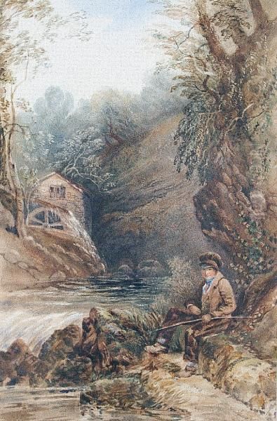 The Young Poacher Oil Painting by William Collins