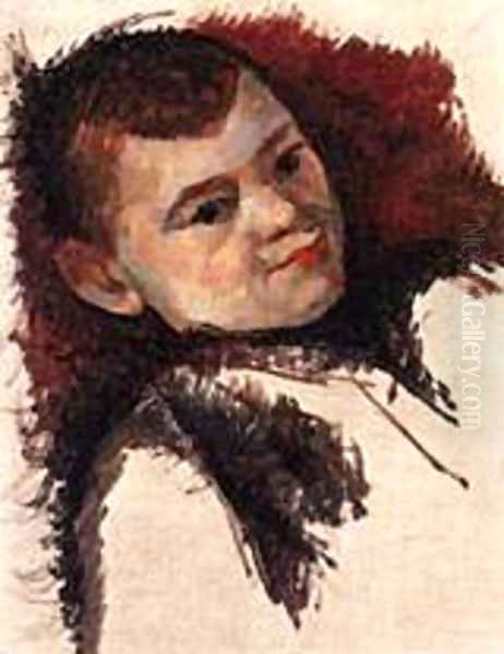 Portrait of Paul Cezanne the Artist's Son 1885 Oil Painting by Paul Cezanne