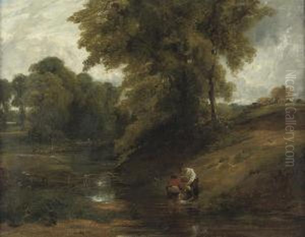 On The Brent Oil Painting by William Collins