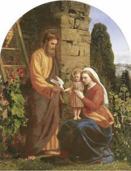 The Holy Family Oil Painting by James Collinson