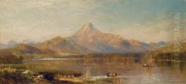 Mt. Chicorua, New Hampshire Oil Painting by Samuel Colman