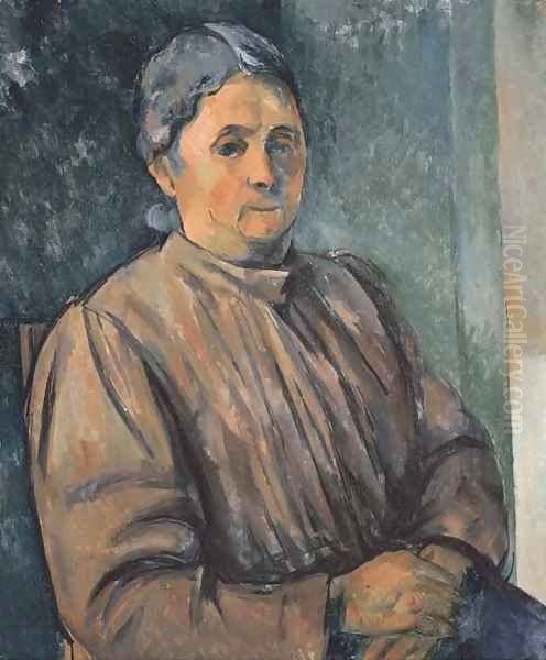 Portrait de femme Oil Painting by Paul Cezanne