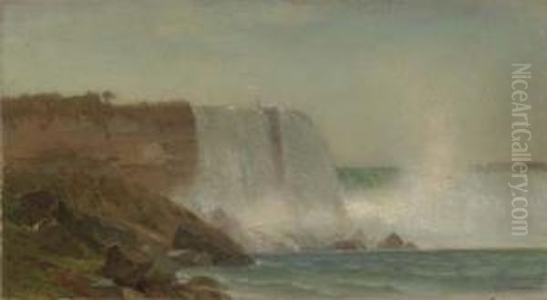 Niagara Falls Oil Painting by Samuel Colman