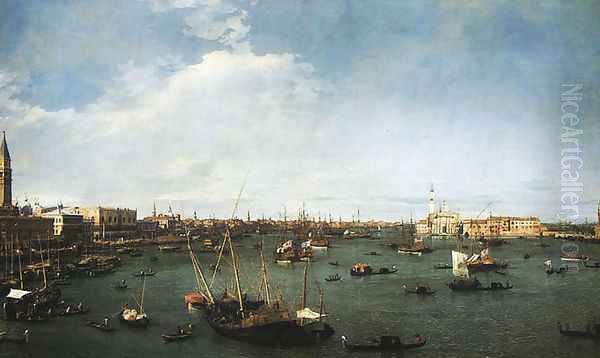 Basin of St.Mark Oil Painting by (Giovanni Antonio Canal) Canaletto