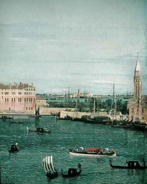 Bacino di San Marco, Venice, 1734-40 (detail-2) Oil Painting by (Giovanni Antonio Canal) Canaletto