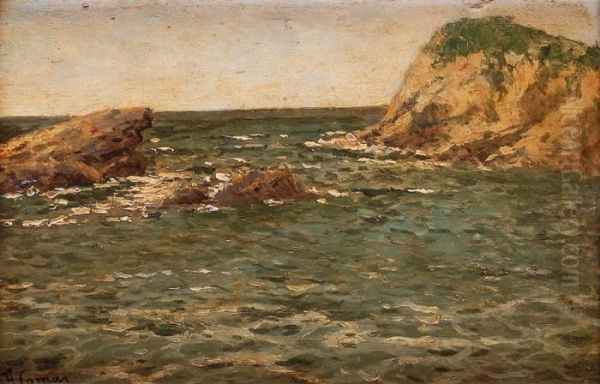 Mar Cantabrico Oil Painting by Augusto Comas Y Blanco