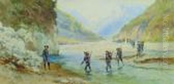 Scenes Militaires Oil Painting by Pierre Comba