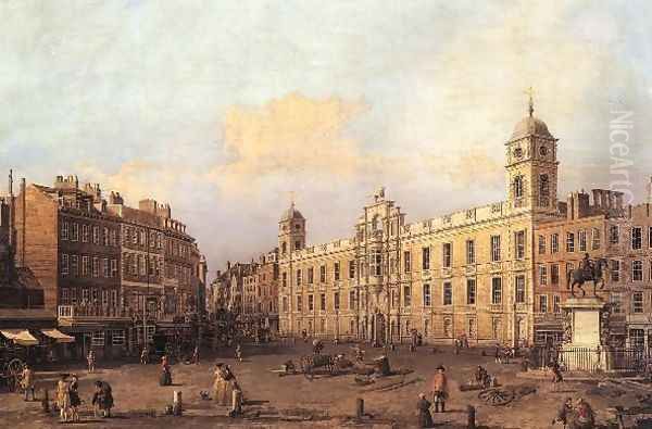 London Northumberland House Oil Painting by (Giovanni Antonio Canal) Canaletto