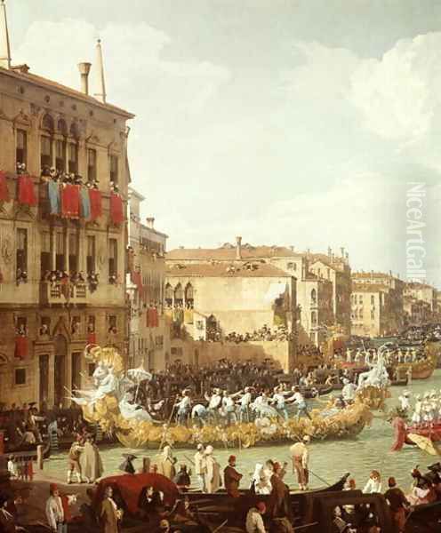 Carnival Oil Painting by (Giovanni Antonio Canal) Canaletto