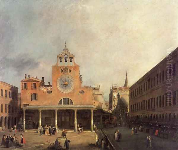 San Giacomo di Rialto, 1725-30 Oil Painting by (Giovanni Antonio Canal) Canaletto