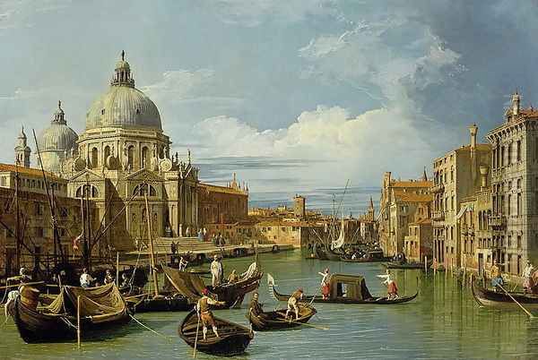 The Entrance to the Grand Canal, Venice, c.1730 Oil Painting by (Giovanni Antonio Canal) Canaletto