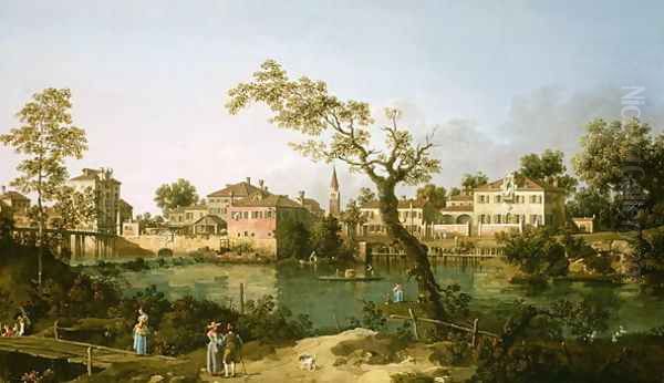 Padua Oil Painting by (Giovanni Antonio Canal) Canaletto