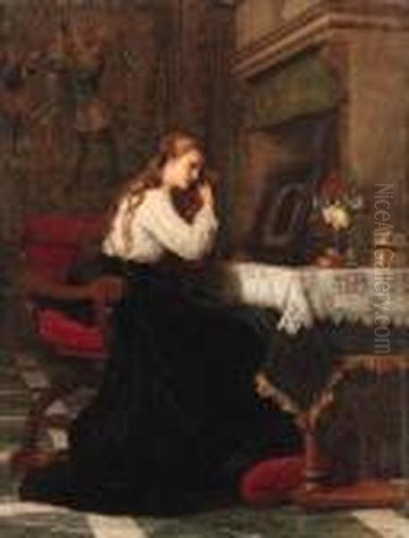 Vanity Oil Painting by Pierre Charles Comte