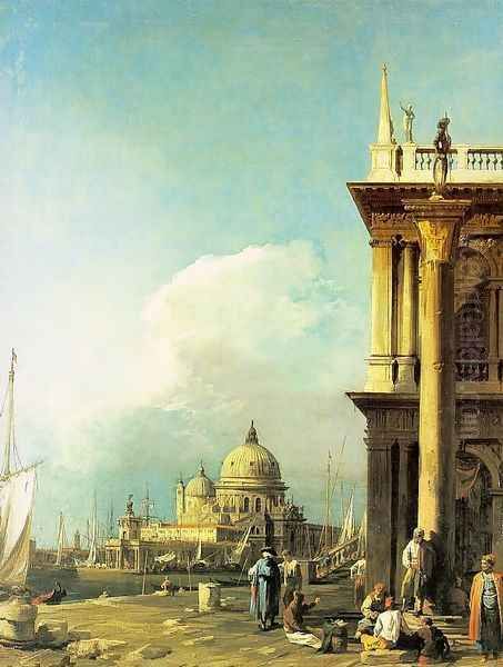 Entrance to the Grand Canal from the Piazzetta, 1727 Oil Painting by (Giovanni Antonio Canal) Canaletto