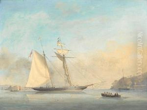 The Royal Yacht Squadron's Oil Painting by Condy, Nicholas Matthews