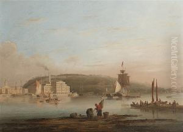 The Royal William Victualling Yard, Stonehouse, Plymouth Oil Painting by Condy, Nicholas Matthews