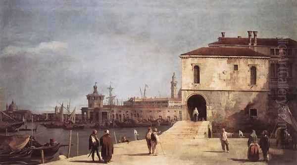 The Fonteghetto Della Farina Oil Painting by (Giovanni Antonio Canal) Canaletto