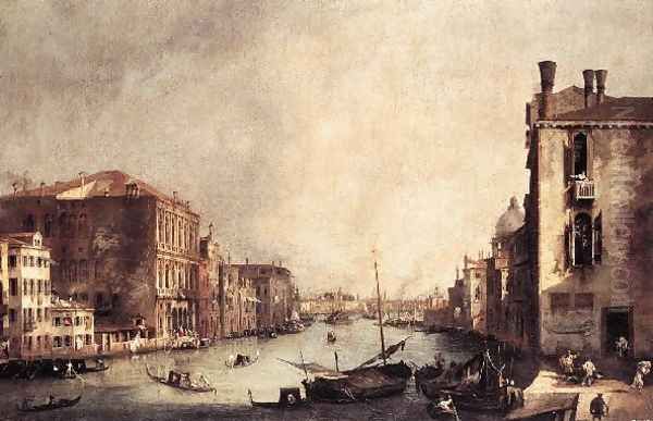 Rio Dei Mendicanti Looking South Oil Painting by (Giovanni Antonio Canal) Canaletto