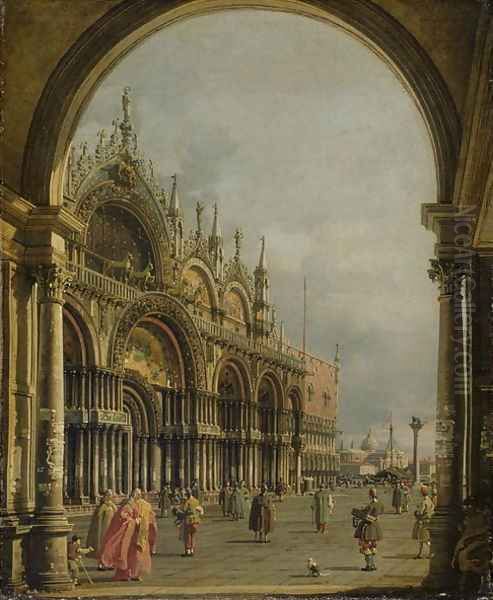 St. Mark's, Venice, c.1756 Oil Painting by (Giovanni Antonio Canal) Canaletto