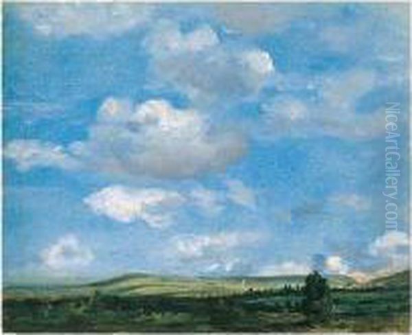 A View In Kent Oil Painting by Lionel Constable