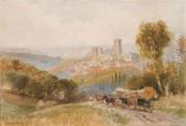 Inscribed Beneath The Mount Oil Painting by Ebenezer Wake Cook