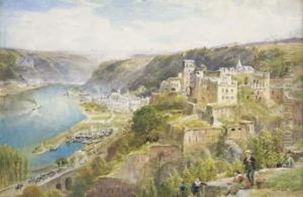 Heidelberg Oil Painting by Ebenezer Wake Cook