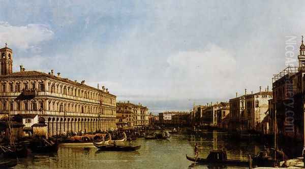 Grand Canal Oil Painting by (Giovanni Antonio Canal) Canaletto