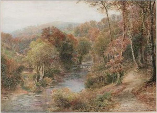 Ludlow, Shropshire Oil Painting by Ebenezer Wake Cook