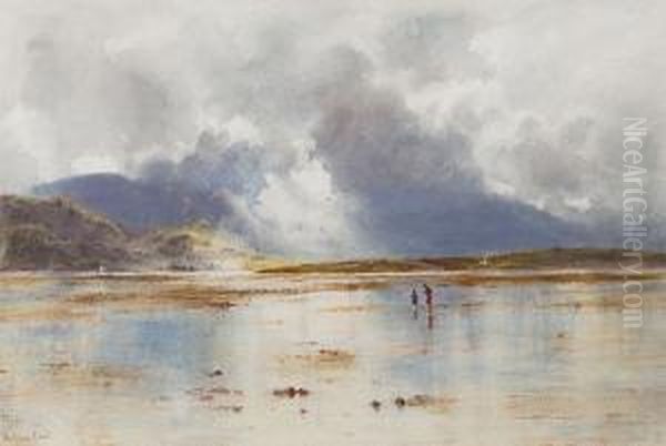 Mists Lifting, Achill Island, County Mayo, Ireland Oil Painting by Herbert Moxon Cook