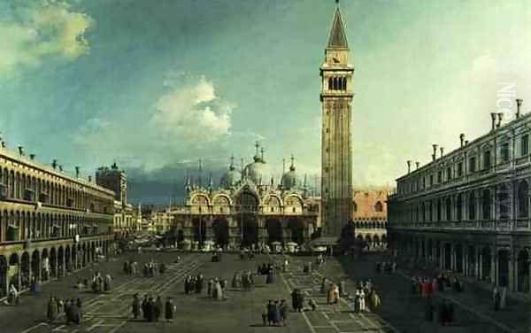 Piazza San Marco, Venice, c.1730-35 Oil Painting by (Giovanni Antonio Canal) Canaletto