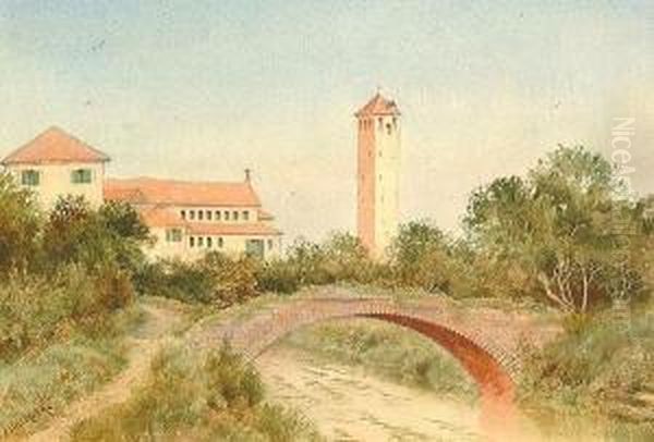 Torcello; Chiogga. Oil Painting by Isaac Cooke