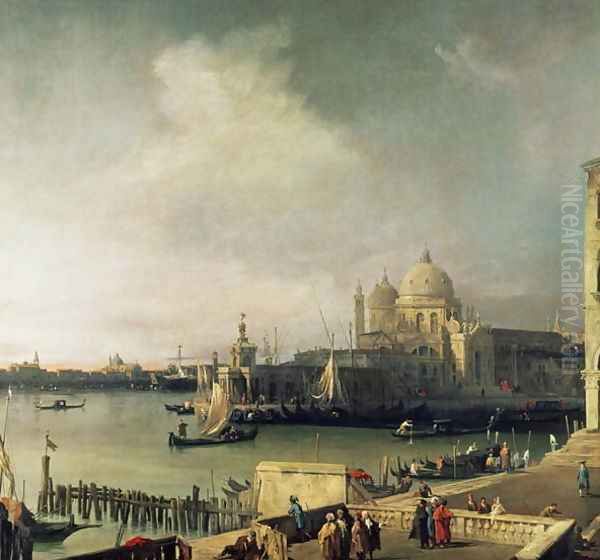 View of Venice Oil Painting by (Giovanni Antonio Canal) Canaletto