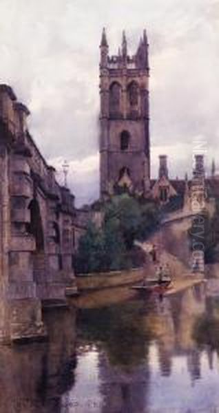 Magdalen Bridge, Oxford by Hubert Coop