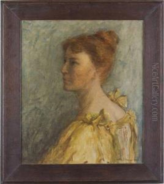 Portrait Oil Painting by Colin Campbell Cooper