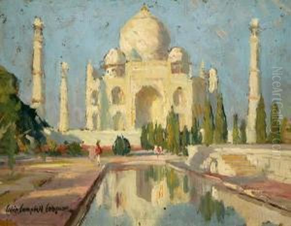 Taj Mahal Oil Painting by Colin Campbell Cooper