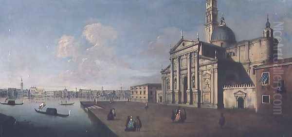 San Giorgio Maggiore, Venice (2) Oil Painting by (Giovanni Antonio Canal) Canaletto