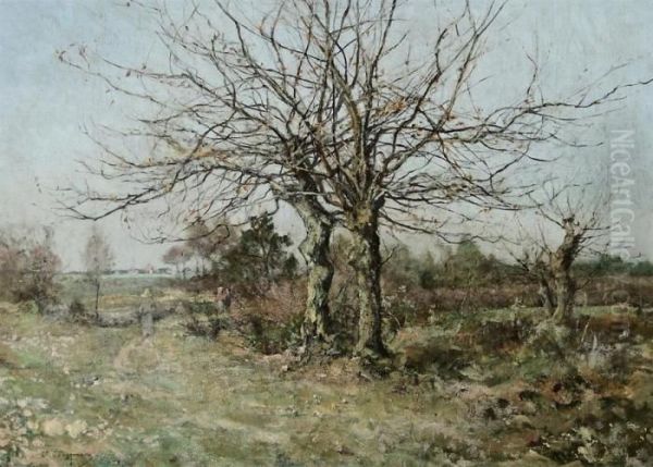 Autumnal Walk In The Countruy by Joseph Theodore Coosemans