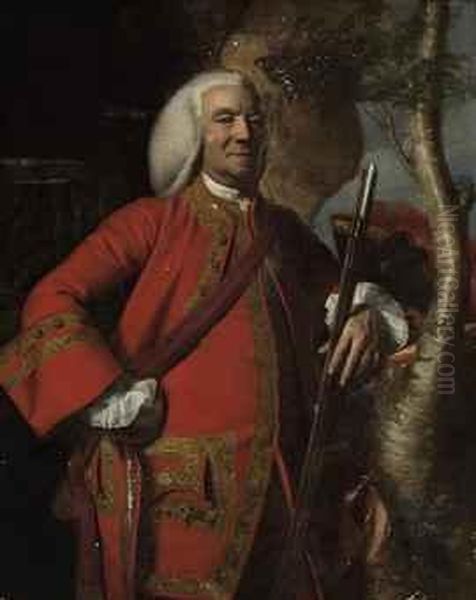 Portrait Of Colonel Jacob Fowle (1704-78) Oil Painting by John Singleton Copley