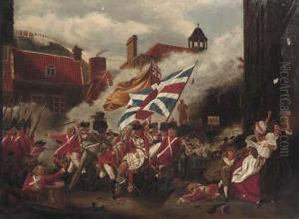 The Death Of Major Peirson Oil Painting by John Singleton Copley