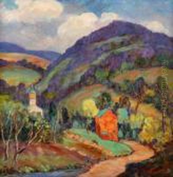 Hot Springs, Virginia Oil Painting by Fern Isabel Coppedge