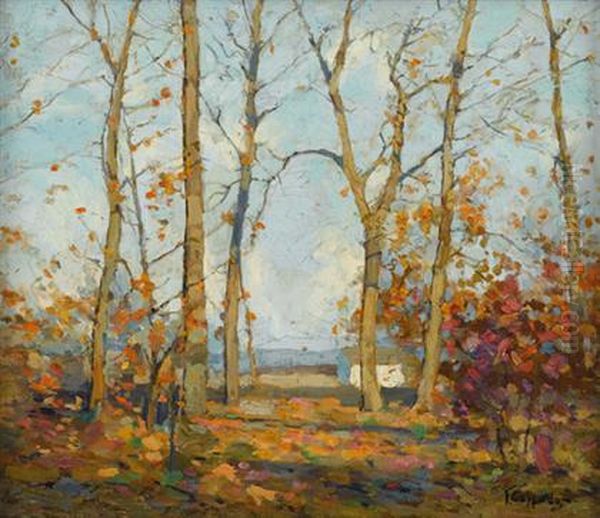 Autumn Landscape by Fern Isabel Coppedge