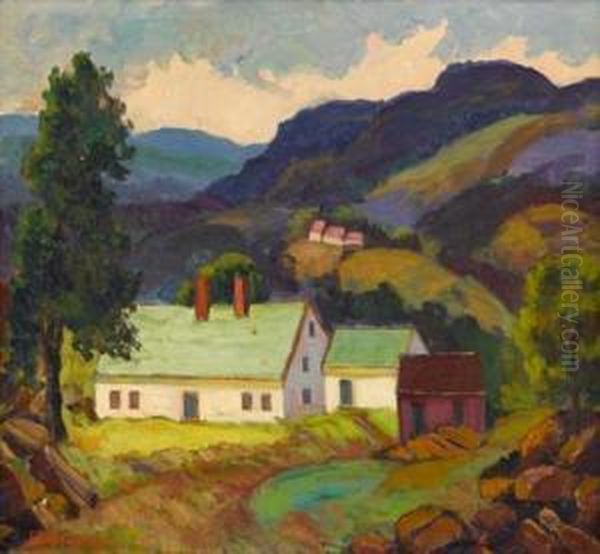 Little White House, New Hampshire Oil Painting by Fern Isabel Coppedge